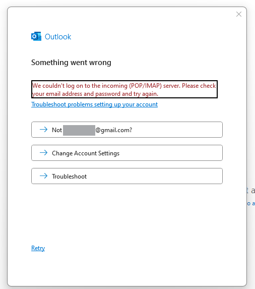 Outlook error message about IMAP server connection.png