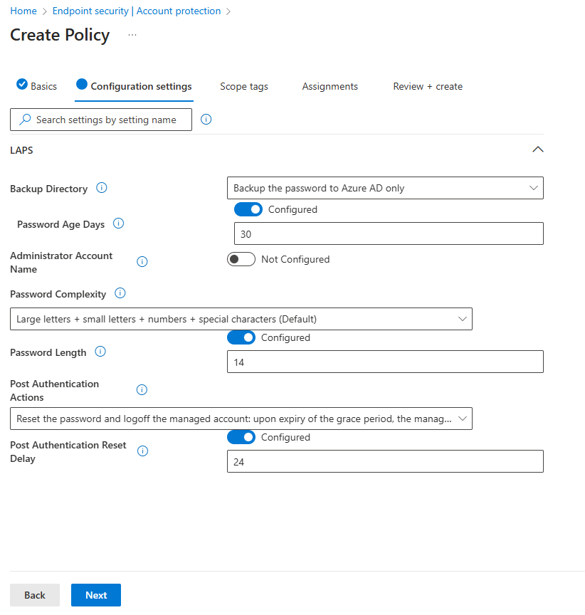LAPS account protection policy settings.png