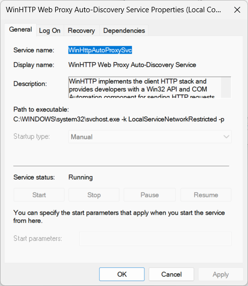 WPAD Troubleshooting