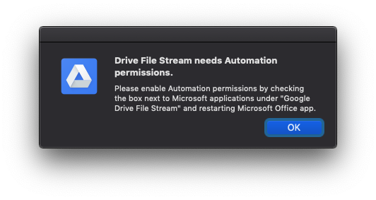 google drive stream encountered an error